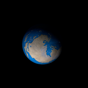 The artist's impression of GJ 367 b artist's rendition