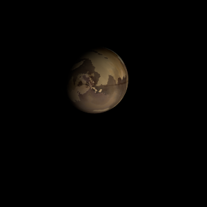 The artist's impression of GJ 3929 c artist's rendition