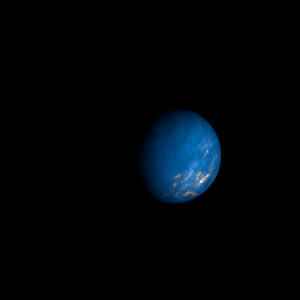 The artist's impression of GJ 4001 b artist's rendition