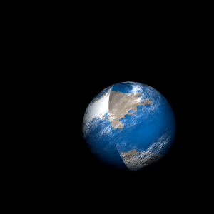 The artist's impression of GJ 4276 c artist's rendition
