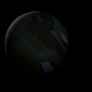 The artist's impression of GJ 581 c artist's rendition