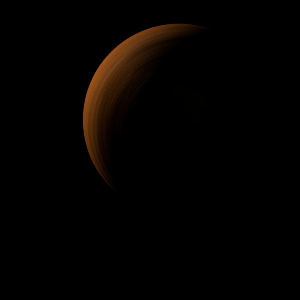The artist's impression of GJ 674 b artist's rendition