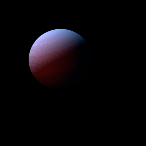 The artist's impression of GJ 676 A b artist's rendition