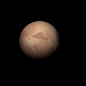 The artist's impression of GJ 9827 b artist's rendition