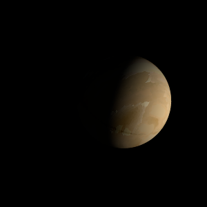 The artist's impression of Gl 410 b artist's rendition