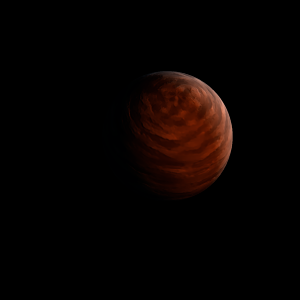 The artist's impression of HD 100777 b artist's rendition