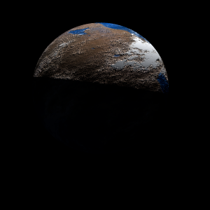 The artist's impression of HD 10180 d artist's rendition