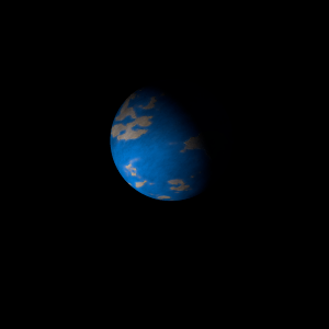 The artist's impression of HD 101930 Ab artist's rendition