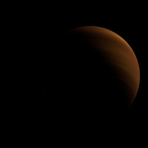 The artist's impression of HD 102117 b artist's rendition