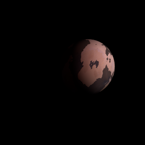 The artist's impression of HD 104067 c artist's rendition
