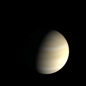 The artist's impression of HD 104985 b artist's rendition