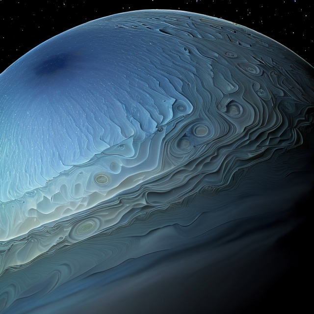 The artist's impression of HD 106906 (AB) b artist's rendition
