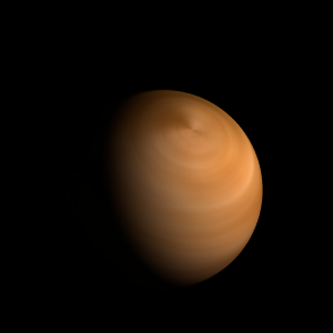 The artist's impression of HD 106906 (AB)c artist's rendition
