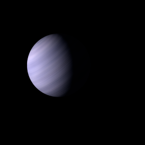 The artist's impression of HD 10697 b artist's rendition