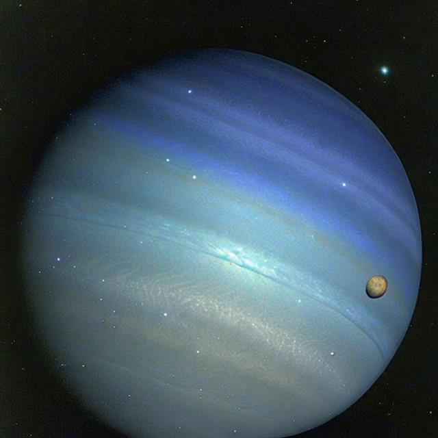 The artist's impression of HD 108236 b artist's rendition