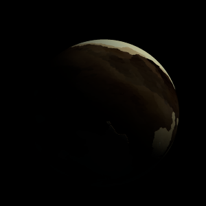 The artist's impression of HD 108236 c artist's rendition