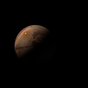 The artist's impression of HD 108236 d artist's rendition