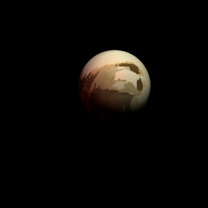 The artist's impression of HD 108236 f artist's rendition