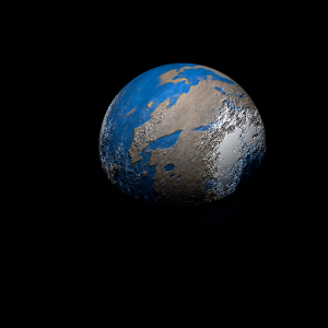 The artist's impression of HD 110067 b artist's rendition