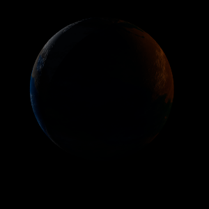 The artist's impression of HD 11964 Ac artist's rendition