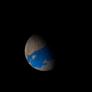 The artist's impression of HD 124330 Ab artist's rendition