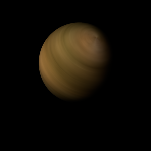 The artist's impression of HD 125271 b artist's rendition