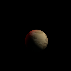 The artist's impression of HD 126105 b artist's rendition