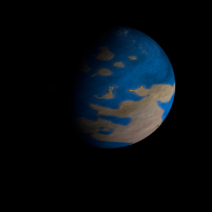 The artist's impression of HD 127195 b artist's rendition