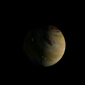 The artist's impression of HD 127195 c artist's rendition
