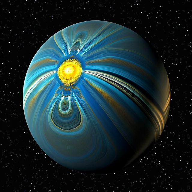 The artist's impression of HD 128356 b artist's rendition