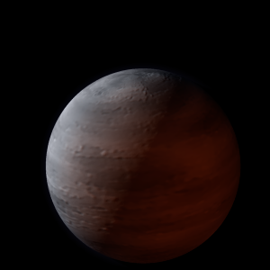 The artist's impression of HD 129445 b artist's rendition