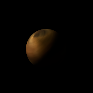 The artist's impression of HD 13189 b artist's rendition