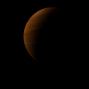 The artist's impression of HD 134606 c artist's rendition