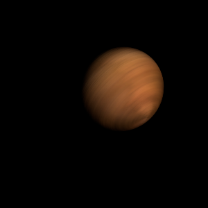 The artist's impression of HD 136352 c artist's rendition