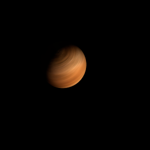 The artist's impression of HD 13808 b artist's rendition