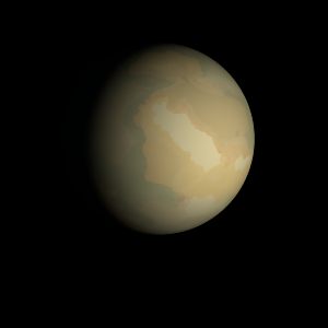 The artist's impression of HD 13908 d artist's rendition