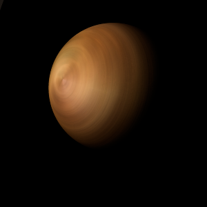 The artist's impression of HD 139357 b artist's rendition