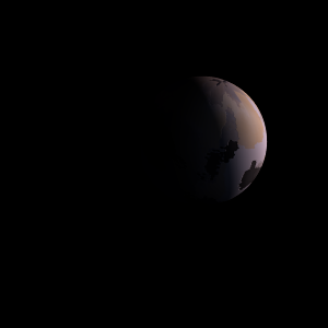 The artist's impression of HD 142245 A b artist's rendition