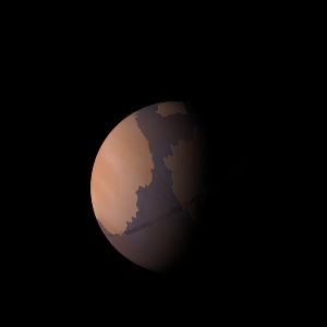 The artist's impression of HD 142 Ab artist's rendition