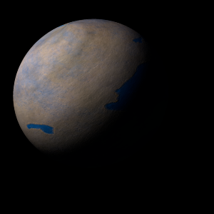 The artist's impression of HD 147873 Ac artist's rendition