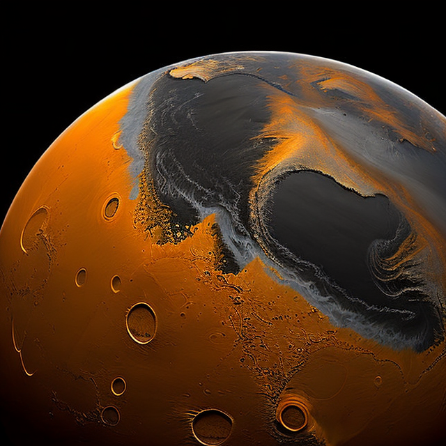The artist's impression of HD 147873 c artist's rendition