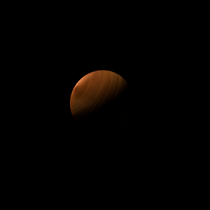 The artist's impression of HD 152843 c artist's rendition