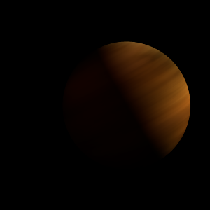 The artist's impression of HD 156312 Bb artist's rendition