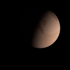 The artist's impression of HD 158259 c artist's rendition