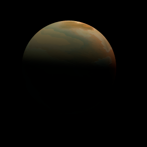 The artist's impression of HD 158259 e artist's rendition