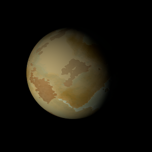 The artist's impression of HD 164922 d artist's rendition