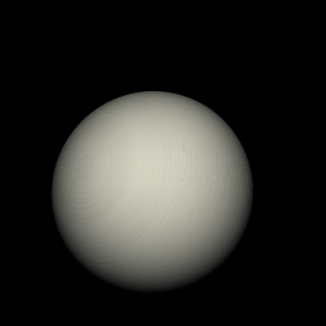 The artist's impression of HD 1666 b artist's rendition