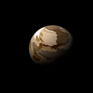The artist's impression of HD 16702 b artist's rendition