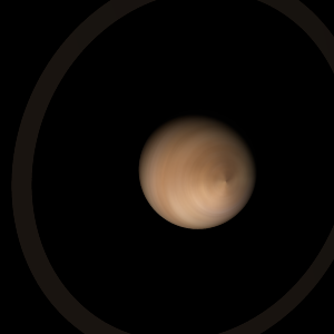 The artist's impression of HD 167665 b artist's rendition