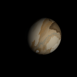 The artist's impression of HD 184010 c artist's rendition